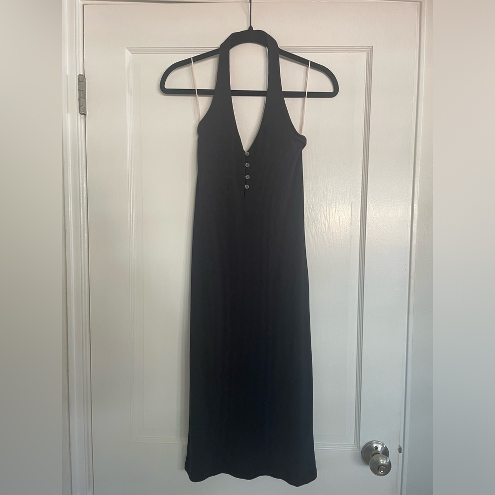 Aritzia Wilfred Backless Halter Dress
